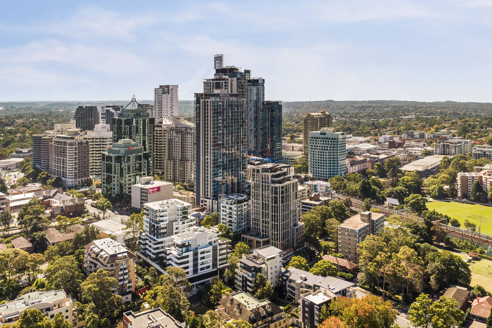 Ethos Chatswood aerial view